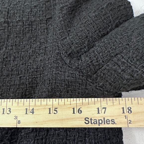 Vince women jacket black size 8 TWEED goth Grunge Old Money Preppy corporatecore - Picture 7 of 9